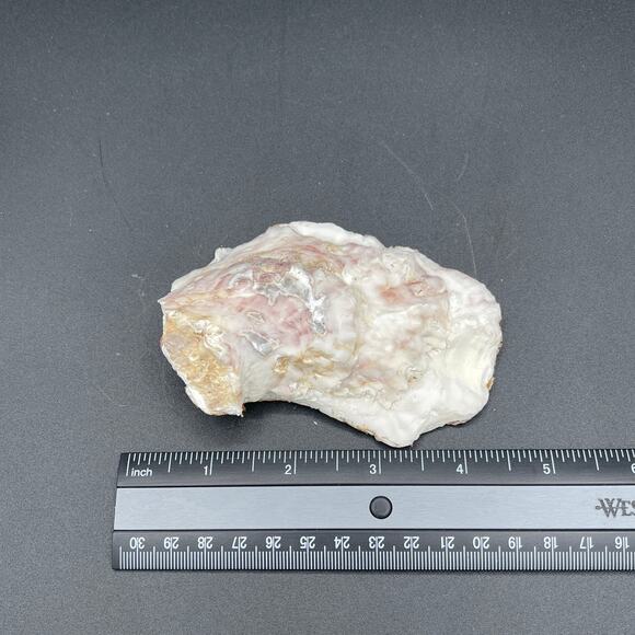 Gilded Decoupage Floral Decorative Oyster Shell Trinket Ring Dish - Picture 2 of 3